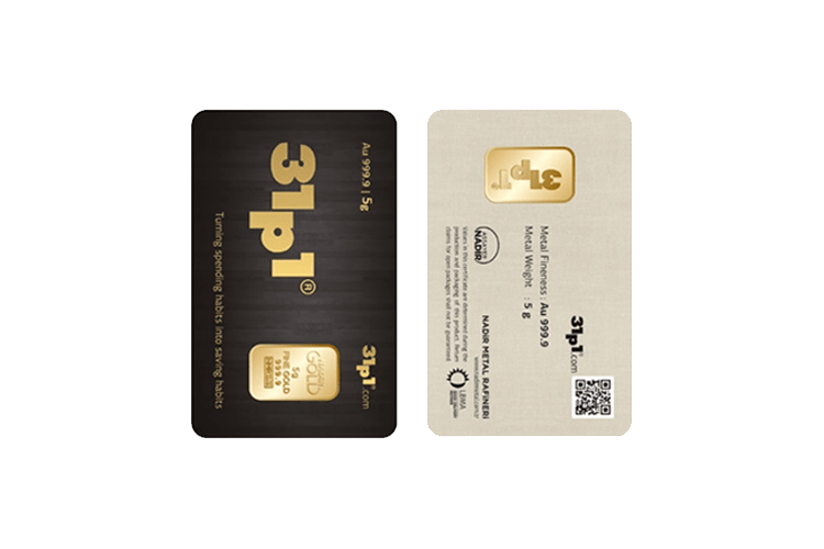 5 gram gold bar price